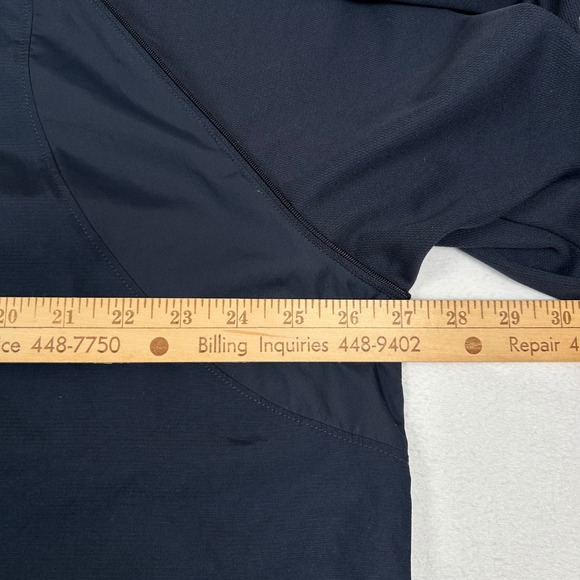 Majestic New York Yankees Cool Base Quarter Zip Windshirt Mens XL Blue Baseball - Picture 7 of 8